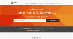 Desktop Screenshot of gatherers.org.uk