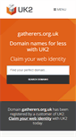 Mobile Screenshot of gatherers.org.uk