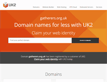 Tablet Screenshot of gatherers.org.uk